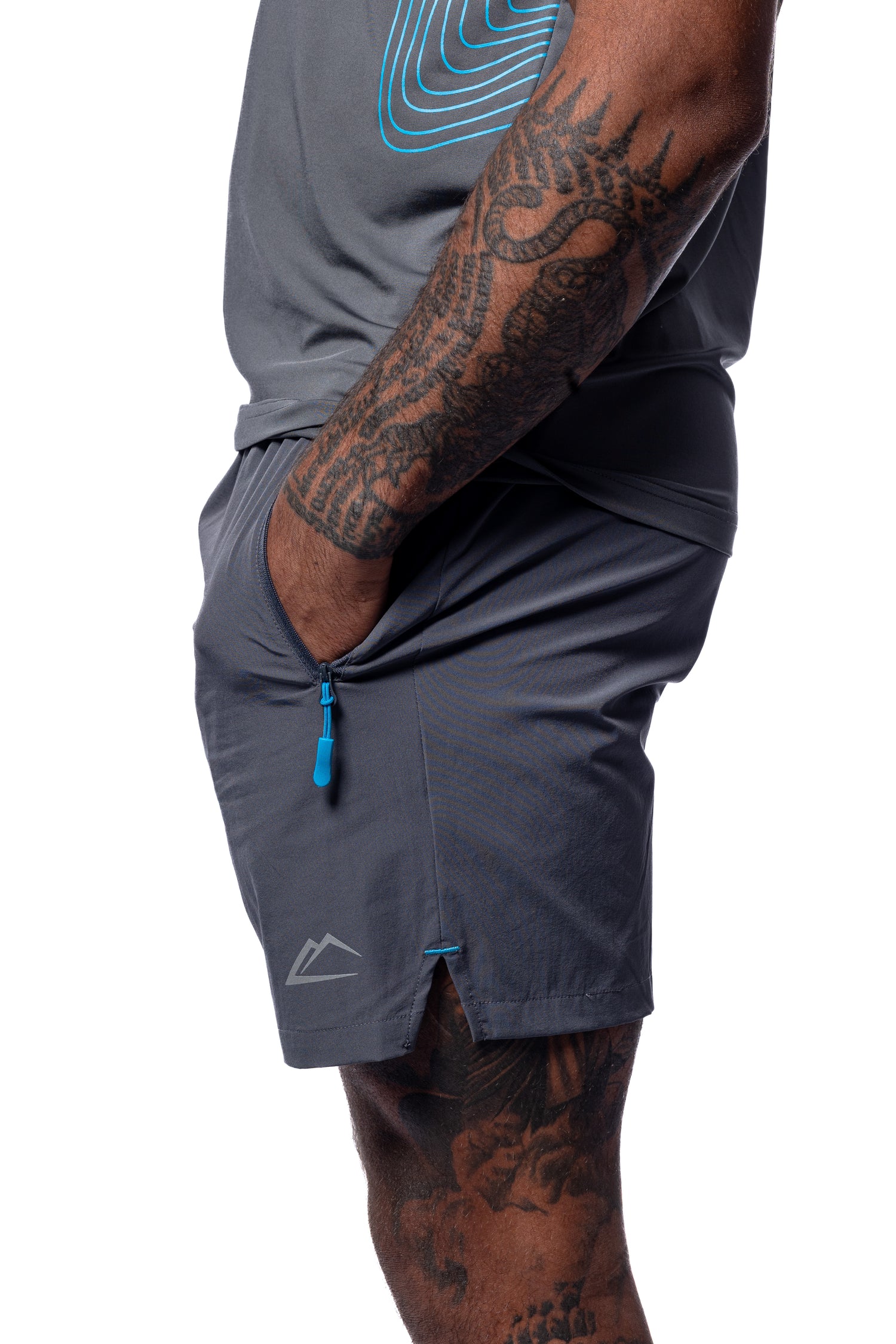 Wave Shorts - Baltic Blue/Grey