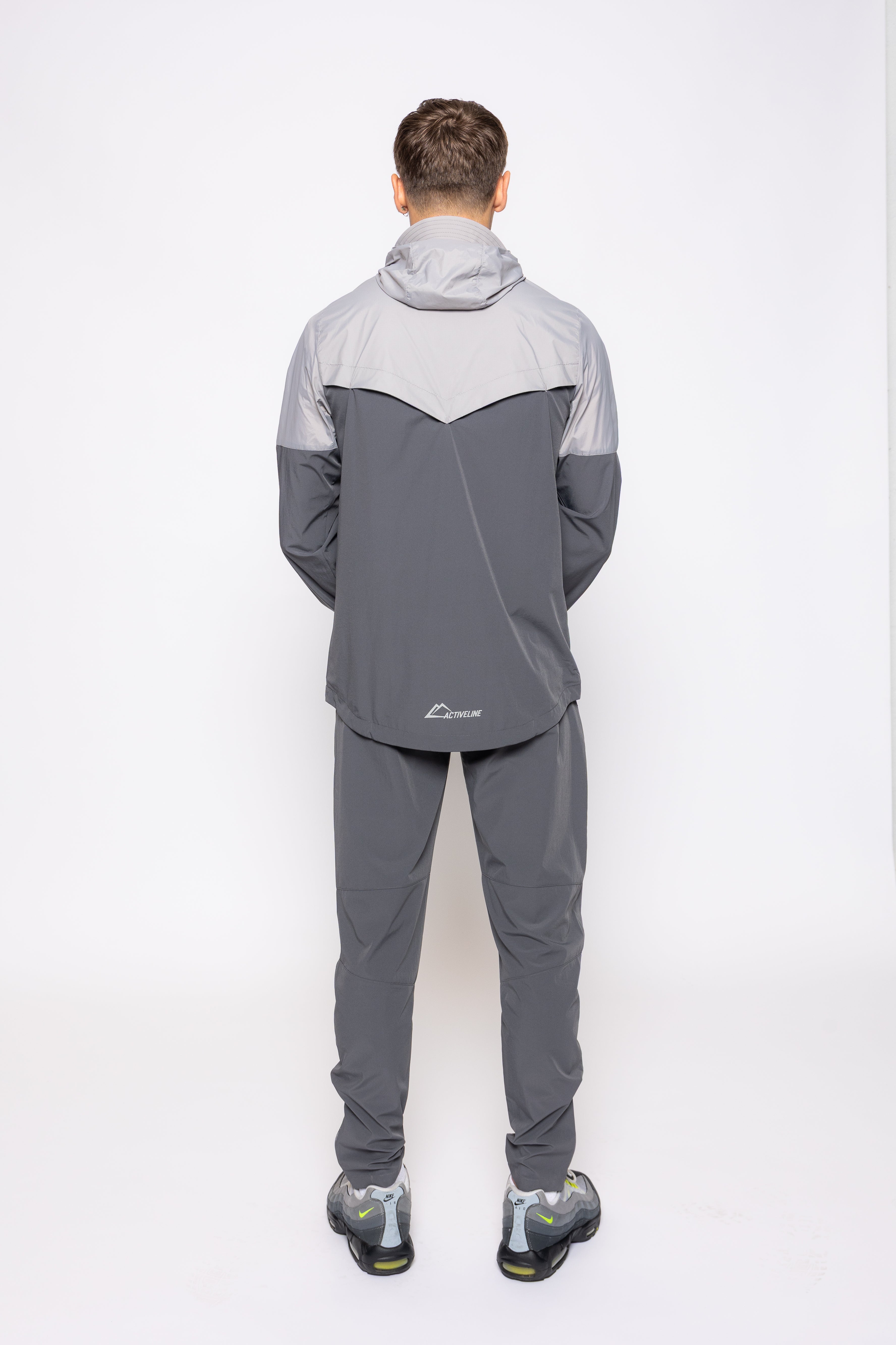 Surge Tracksuit - Smoke Grey/Neon