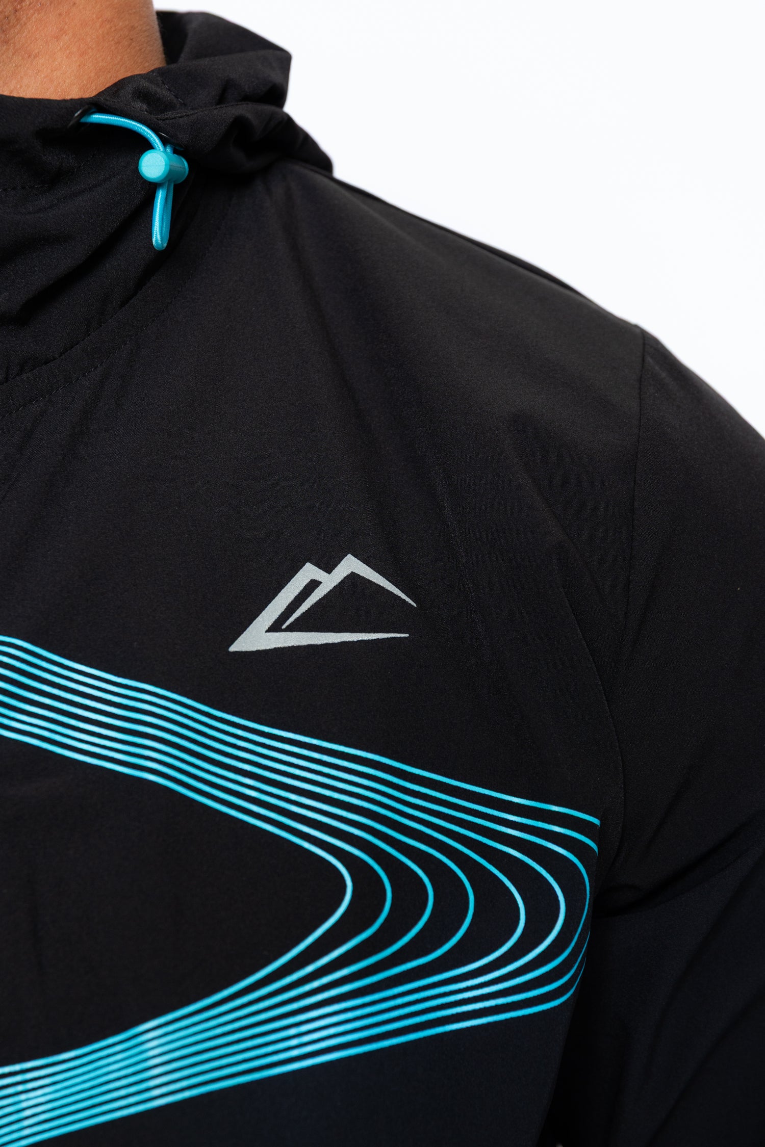 Wave Jacket - Turquoise/Black