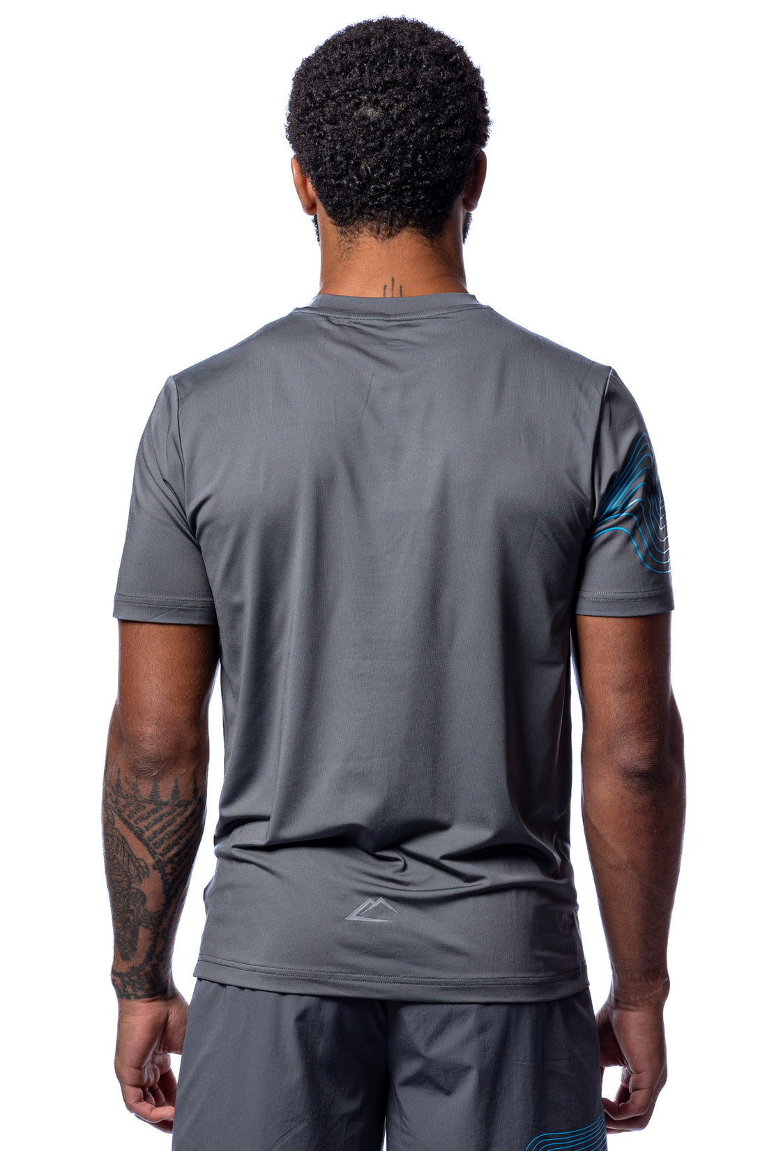 Wave T-Shirt - Baltic Blue/Grey