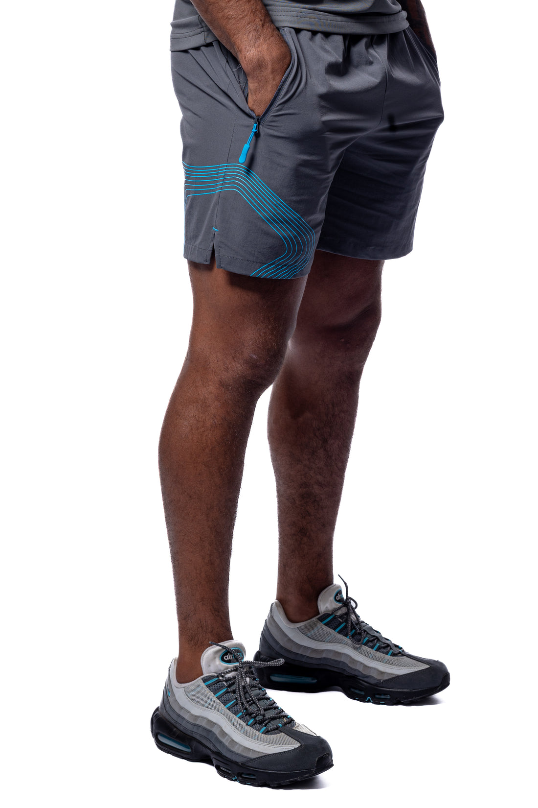 Wave Shorts - Baltic Blue/Grey