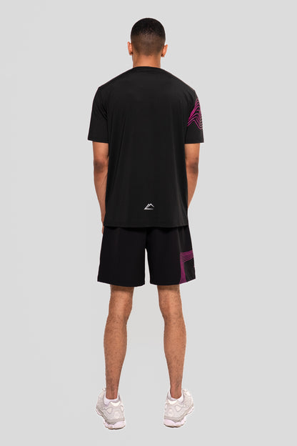 Wave 2.0 T-Shirt - Hyper Pink/Black