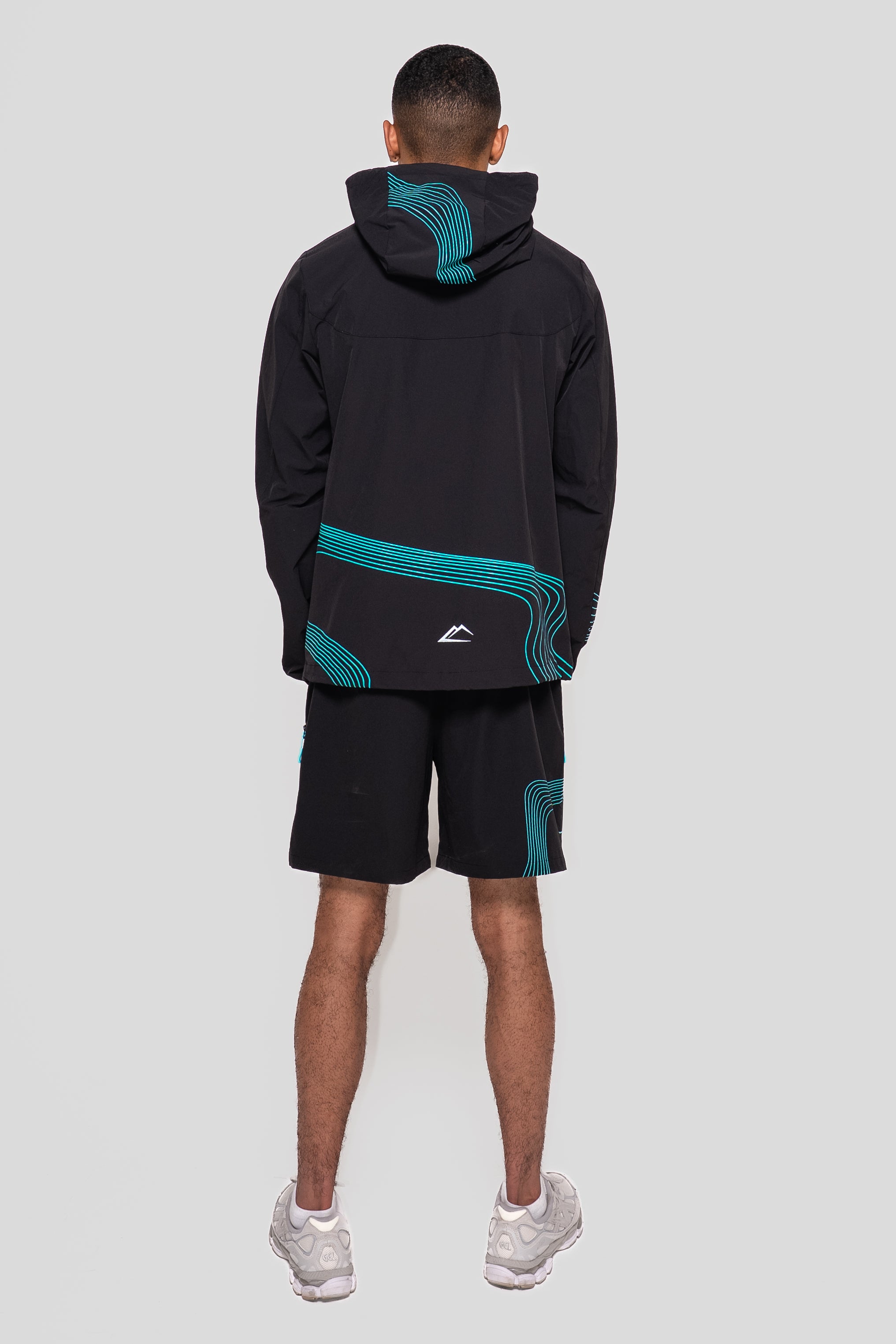 Wave 2.0 Windrunner Set - Turquoise/Black