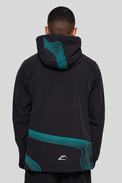 Wave 2.0 Windrunner Set - Turquoise/Black