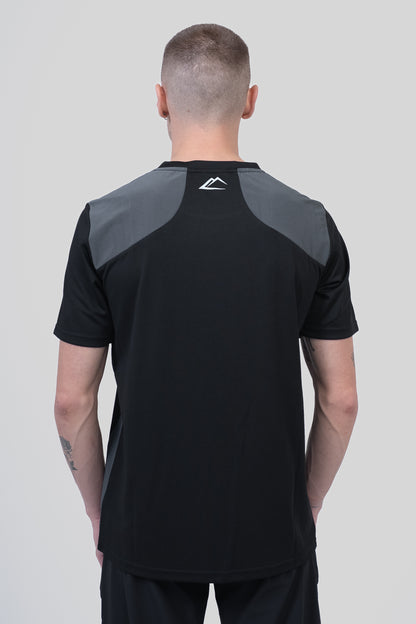 Tempo Tee - Black/Gunmetal Grey