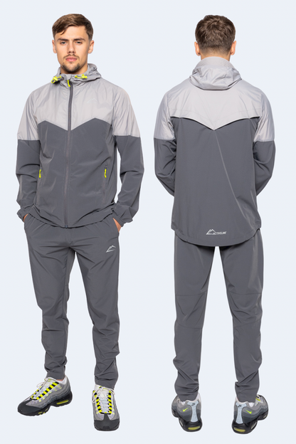Surge Tracksuit - Smoke Grey/Neon