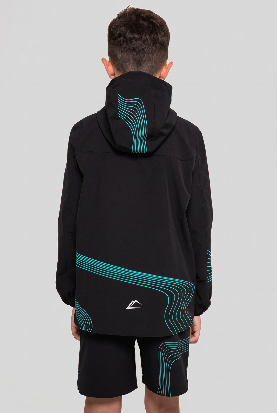 Juniors Wave Jacket - Turquoise/Black