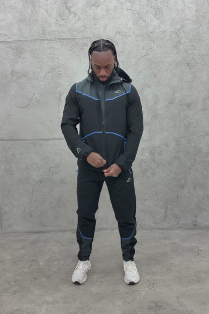 Strike Tracksuit - Black/Blue