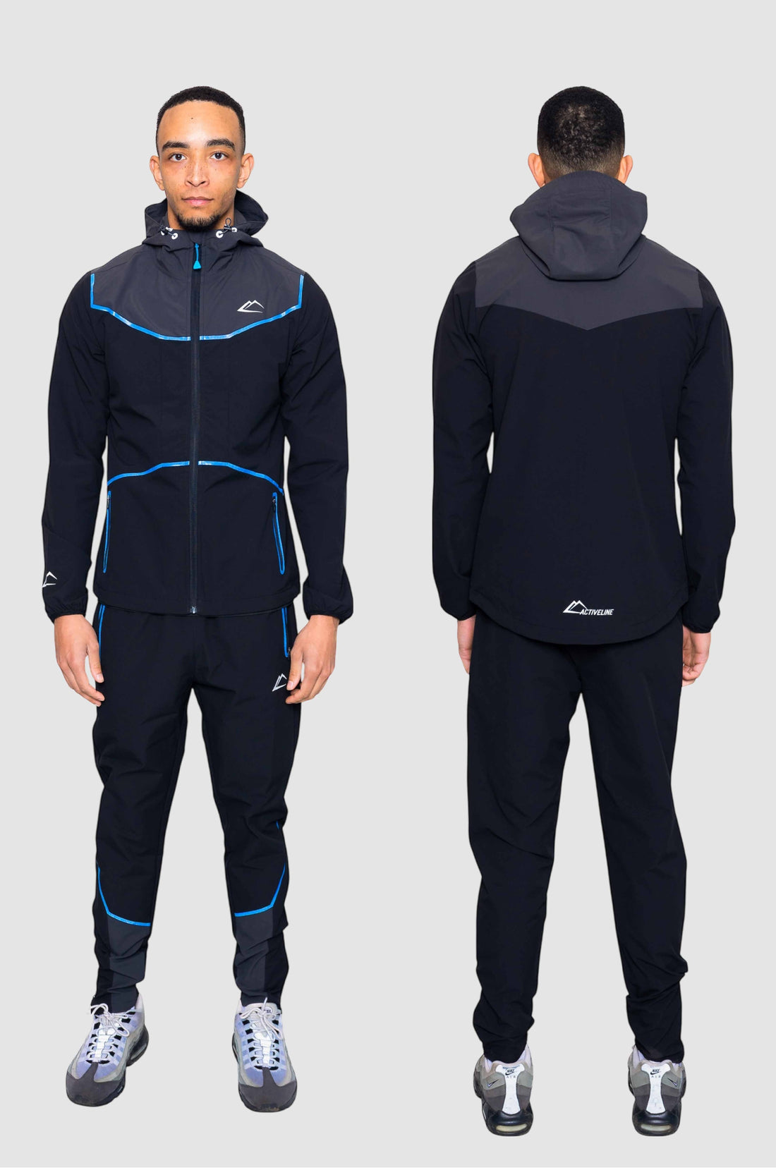 Strike Tracksuit - Black/Blue