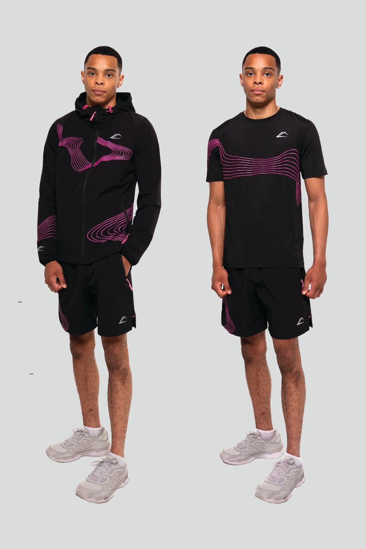 Wave 2.0 Tri Set - Hyper Pink/Black